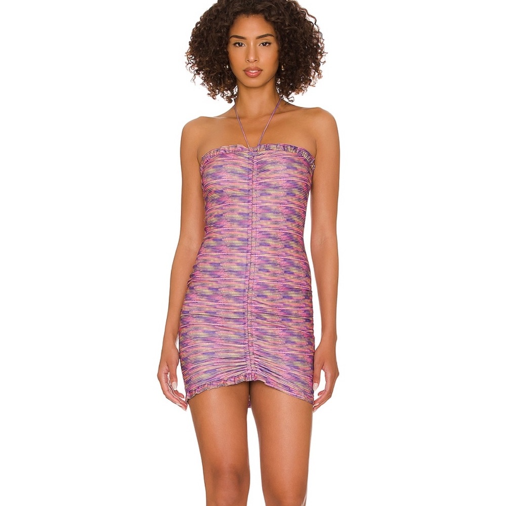 Super down colorful dress